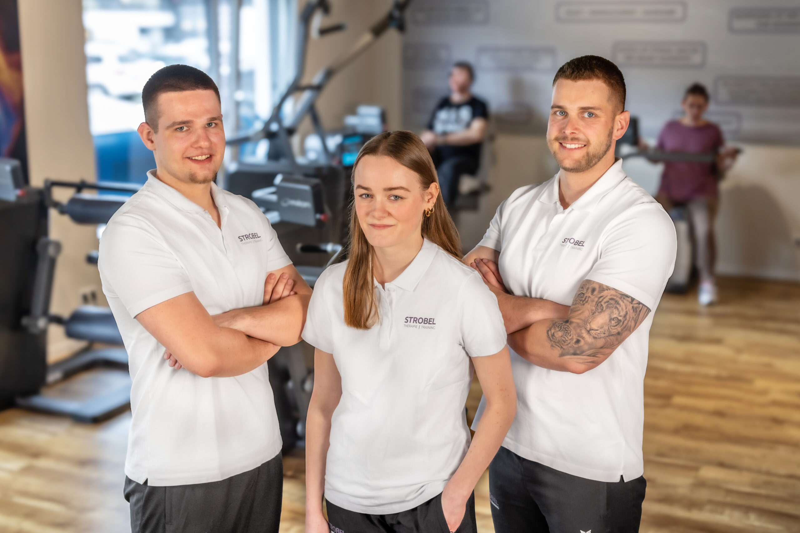 3 Mitarbeiter von Team Strobel - Milon Zirkel Training